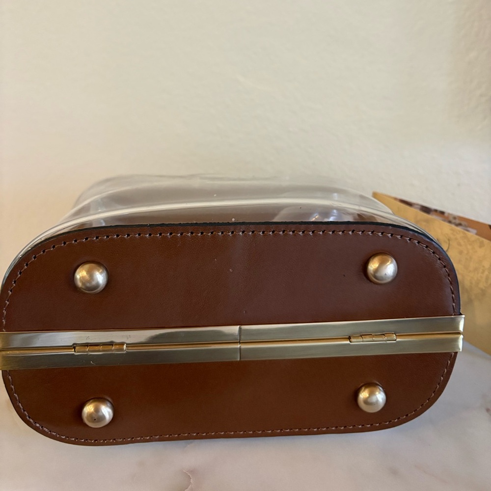 Patricia Nash Clear and Brown Crossbody Bag - Picture 4 of 8
